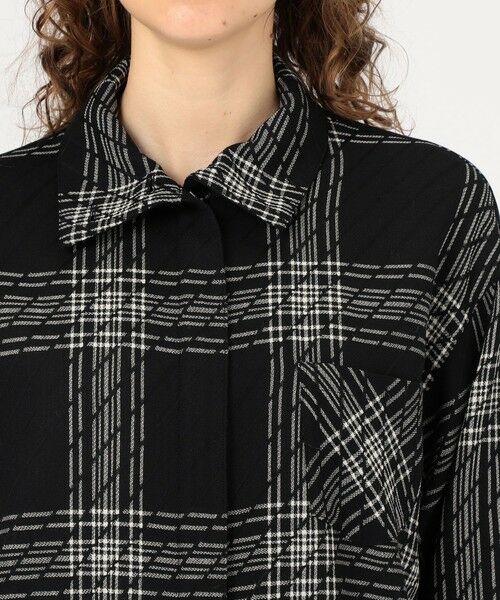 TOMORROWLAND / トゥモローランド その他アウター | ハイツイストウールチェック スタンドカラーコート | 詳細6