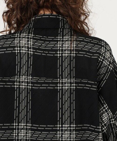 TOMORROWLAND / トゥモローランド その他アウター | ハイツイストウールチェック スタンドカラーコート | 詳細8