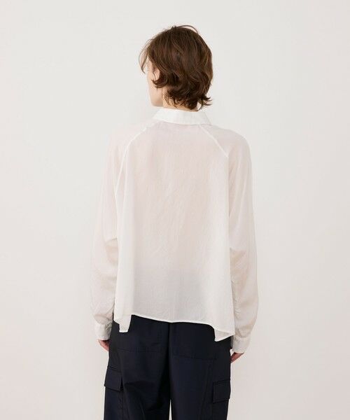 TOMORROWLAND / トゥモローランド シャツ・ブラウス（半袖以外） | セルロースシルクブロード ドルマンスリーブシャツ | 詳細4