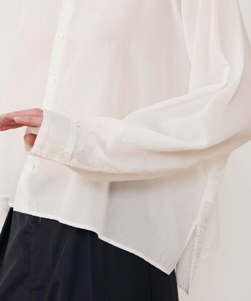TOMORROWLAND / トゥモローランド シャツ・ブラウス（半袖以外） | セルロースシルクブロード ドルマンスリーブシャツ | 詳細6