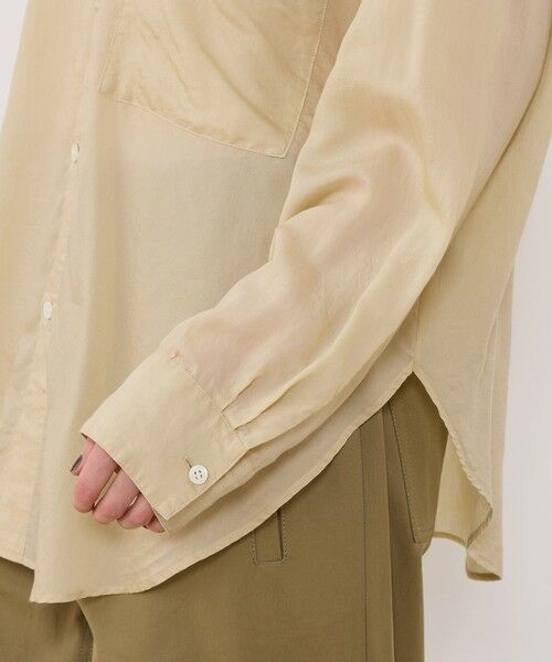 TOMORROWLAND / トゥモローランド シャツ・ブラウス（半袖以外） | セルロースシルクブロード スタンドカラーシャツ | 詳細7