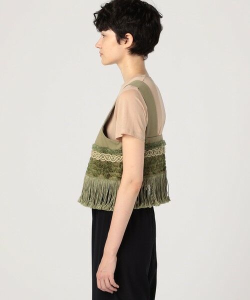 TOMORROWLAND / トゥモローランド その他トップス | モイストコットン フリンジビスチェ | 詳細3