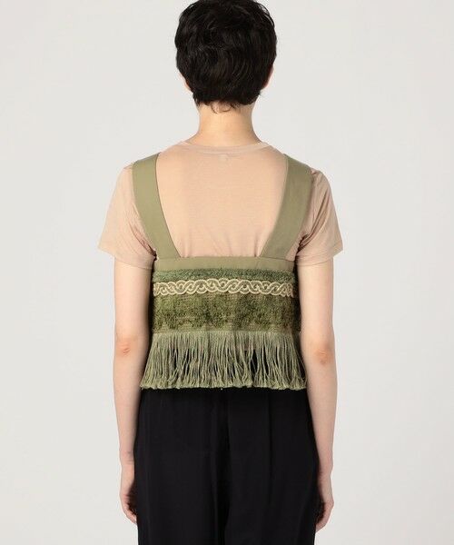 TOMORROWLAND / トゥモローランド その他トップス | モイストコットン フリンジビスチェ | 詳細4