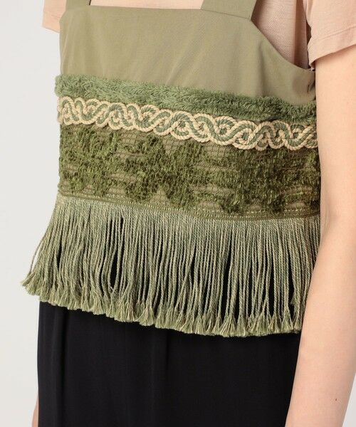 TOMORROWLAND / トゥモローランド その他トップス | モイストコットン フリンジビスチェ | 詳細9