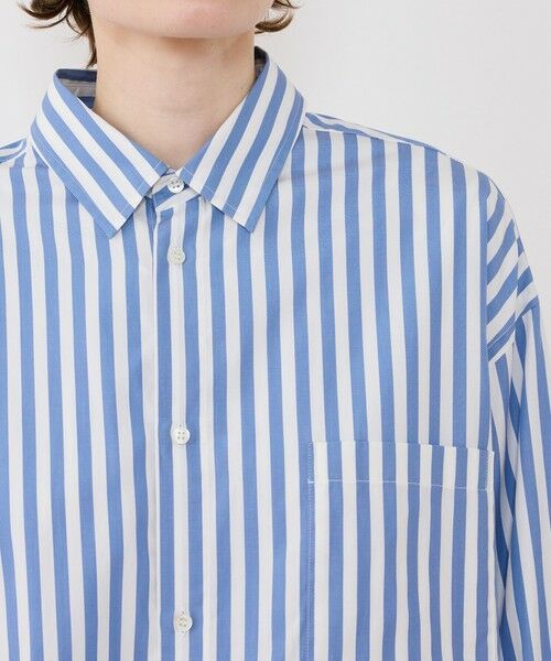 TOMORROWLAND / トゥモローランド シャツ・ブラウス（半袖以外） | ツイストコットンストライプ メンズライクシャツ | 詳細5