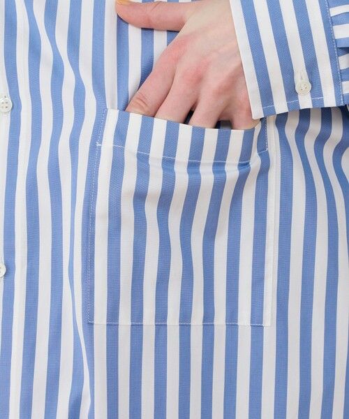 TOMORROWLAND / トゥモローランド シャツ・ブラウス（半袖以外） | ツイストコットンストライプ メンズライクシャツ | 詳細8