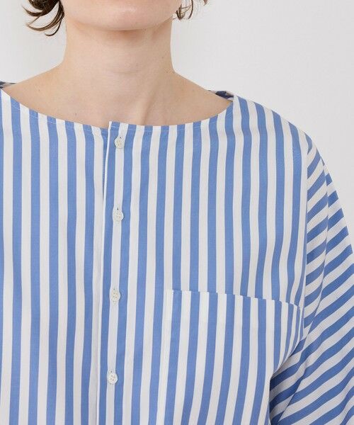 TOMORROWLAND / トゥモローランド シャツ・ブラウス（半袖以外） | ツイストコットンストライプ ドルマンスリーブシャツ | 詳細5