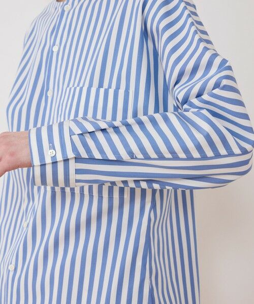 TOMORROWLAND / トゥモローランド シャツ・ブラウス（半袖以外） | ツイストコットンストライプ ドルマンスリーブシャツ | 詳細6