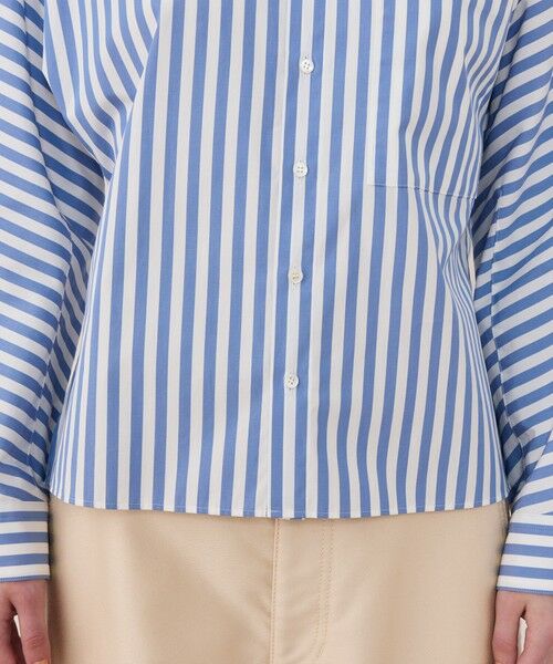 TOMORROWLAND / トゥモローランド シャツ・ブラウス（半袖以外） | ツイストコットンストライプ ドルマンスリーブシャツ | 詳細7