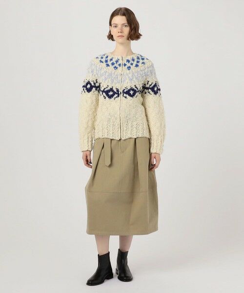 TOMORROWLAND / トゥモローランド カーディガン・ボレロ | HAND YOKE ジップアップカーディガン | 詳細1