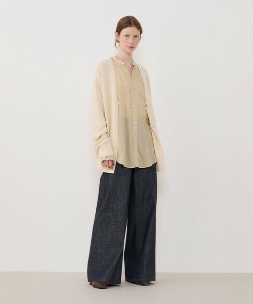 TOMORROWLAND / トゥモローランド カーディガン・ボレロ | フィッシャーマンズリブ Vネックカーディガン | 詳細1