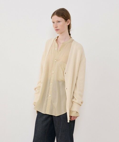 TOMORROWLAND / トゥモローランド カーディガン・ボレロ | フィッシャーマンズリブ Vネックカーディガン | 詳細2