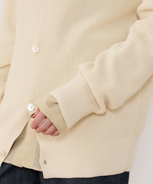 TOMORROWLAND / トゥモローランド カーディガン・ボレロ | フィッシャーマンズリブ Vネックカーディガン | 詳細7