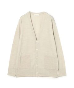 TOMORROWLAND / トゥモローランド カーディガン・ボレロ | プレーンウール Vネックカーディガン