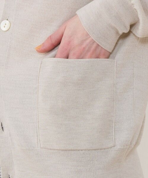 TOMORROWLAND / トゥモローランド カーディガン・ボレロ | プレーンウール Vネックカーディガン | 詳細8