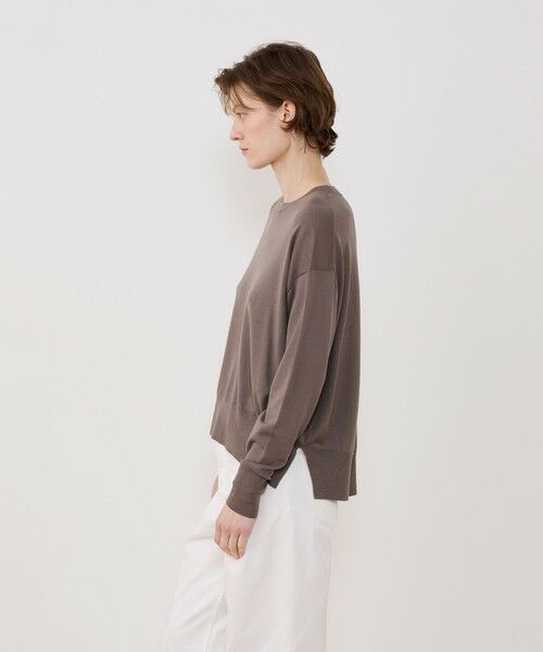 TOMORROWLAND / トゥモローランド ニット・セーター | プレーンウール クルーネックプルオーバー | 詳細3