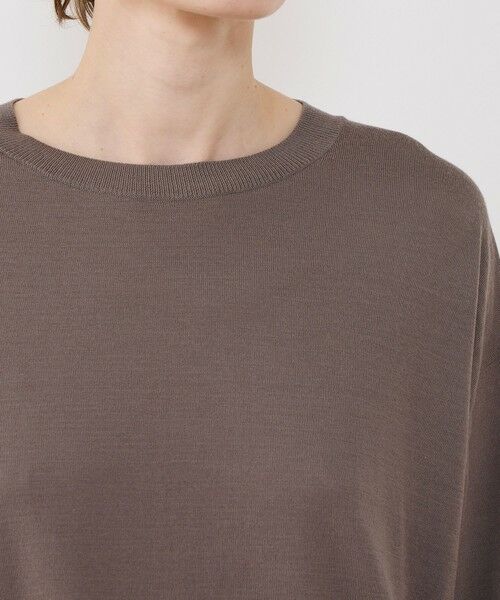TOMORROWLAND / トゥモローランド ニット・セーター | プレーンウール クルーネックプルオーバー | 詳細5