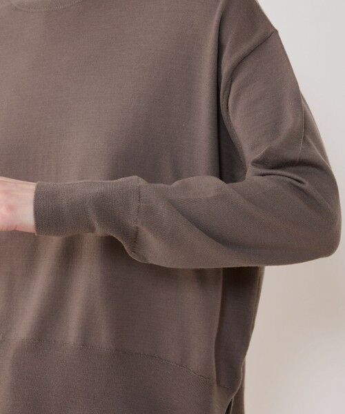 TOMORROWLAND / トゥモローランド ニット・セーター | プレーンウール クルーネックプルオーバー | 詳細6