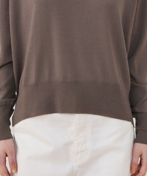 TOMORROWLAND / トゥモローランド ニット・セーター | プレーンウール クルーネックプルオーバー | 詳細7