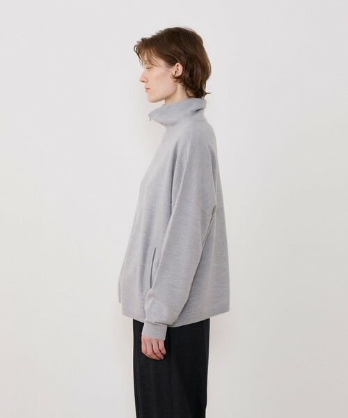 TOMORROWLAND / トゥモローランド カーディガン・ボレロ | ボイルドウール ジップアップカーディガン | 詳細3