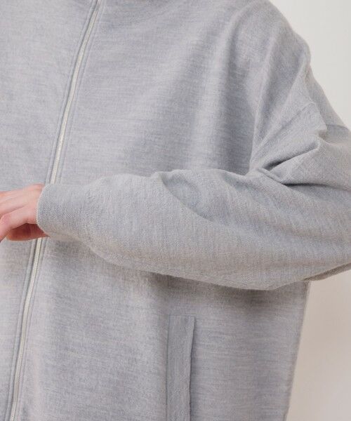 TOMORROWLAND / トゥモローランド カーディガン・ボレロ | ボイルドウール ジップアップカーディガン | 詳細6