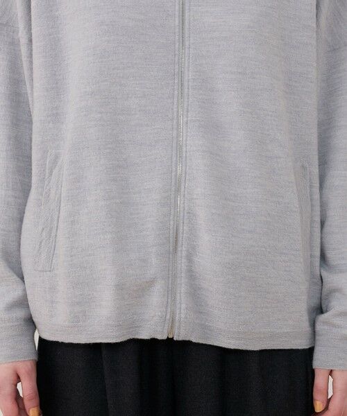 TOMORROWLAND / トゥモローランド カーディガン・ボレロ | ボイルドウール ジップアップカーディガン | 詳細7