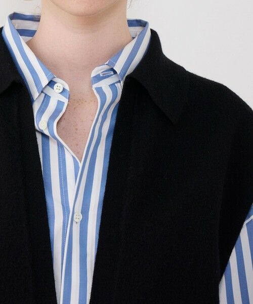 TOMORROWLAND / トゥモローランド ベスト | ボイルドウール ポロカラーベスト | 詳細5