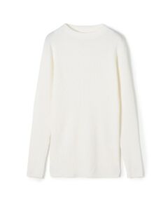 TOMORROWLAND / トゥモローランド ニット・セーター | プルミエールウールリブ ボトルネックプルオーバー