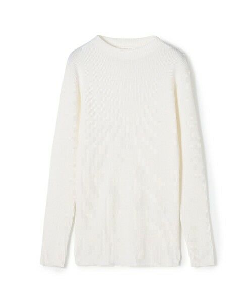 TOMORROWLAND / トゥモローランド ニット・セーター | プルミエールウールリブ ボトルネックプルオーバー(11 ホワイト)