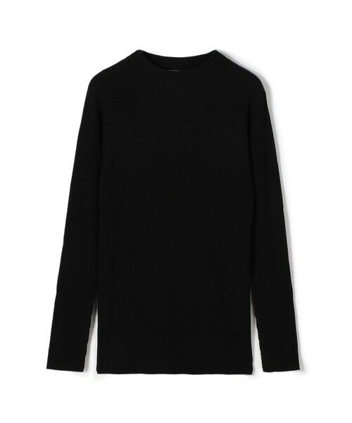 TOMORROWLAND / トゥモローランド ニット・セーター | プルミエールウールリブ ボトルネックプルオーバー(19 ブラック)