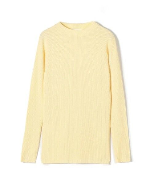 TOMORROWLAND / トゥモローランド ニット・セーター | プルミエールウールリブ ボトルネックプルオーバー(21 ライトイエロー)