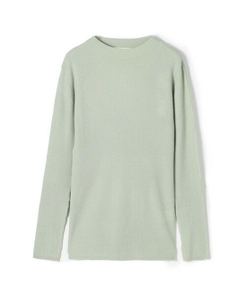 TOMORROWLAND / トゥモローランド ニット・セーター | プルミエールウールリブ ボトルネックプルオーバー(53 ライトグリーン)