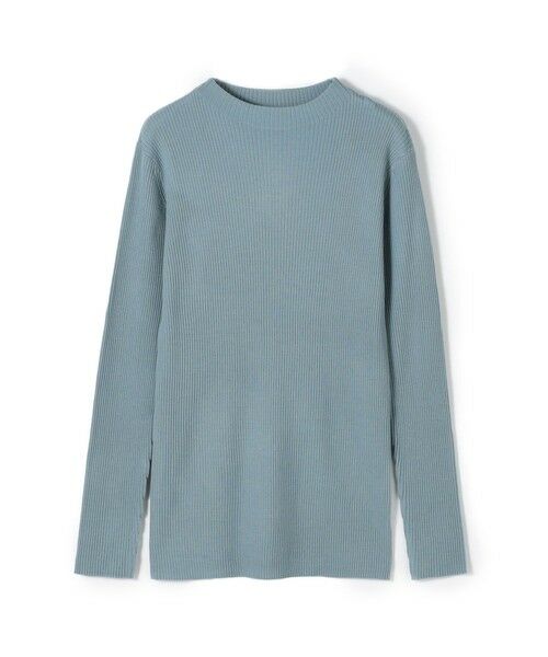 TOMORROWLAND / トゥモローランド ニット・セーター | プルミエールウールリブ ボトルネックプルオーバー(63 ライトブルー)