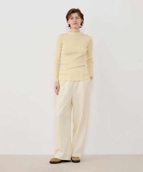 TOMORROWLAND / トゥモローランド ニット・セーター | プルミエールウールリブ ボトルネックプルオーバー | 詳細1