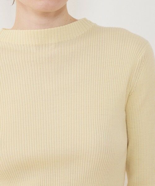 TOMORROWLAND / トゥモローランド ニット・セーター | プルミエールウールリブ ボトルネックプルオーバー | 詳細5