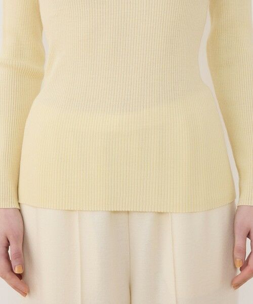 TOMORROWLAND / トゥモローランド ニット・セーター | プルミエールウールリブ ボトルネックプルオーバー | 詳細7