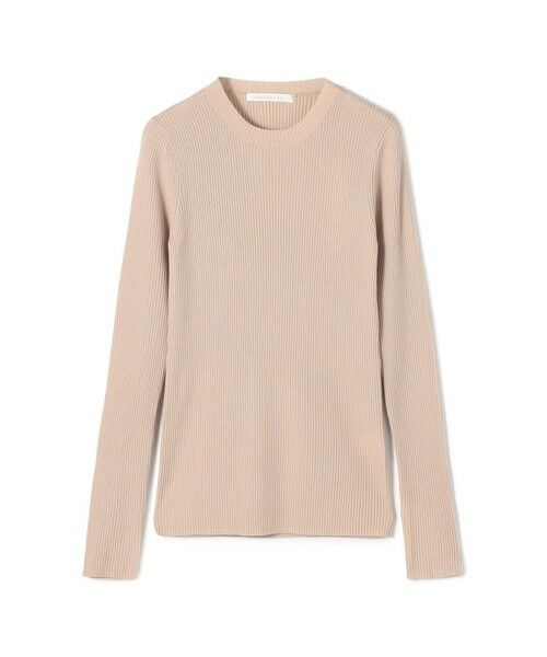 TOMORROWLAND / トゥモローランド ニット・セーター | プルミエールウールリブ クルーネックプルオーバー(31 ライトピンク)