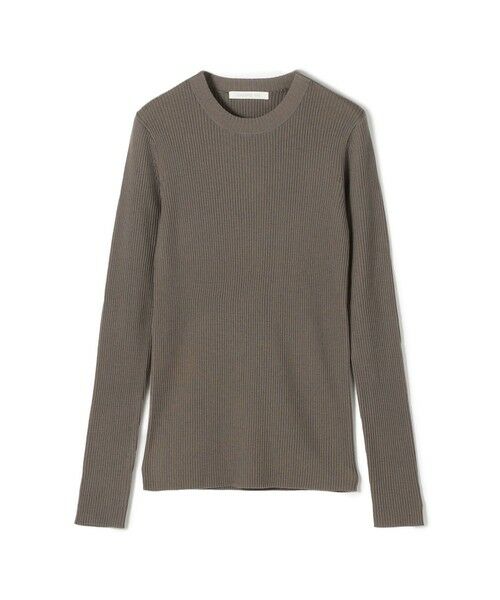 TOMORROWLAND / トゥモローランド ニット・セーター | プルミエールウールリブ クルーネックプルオーバー(45 ブラウン)
