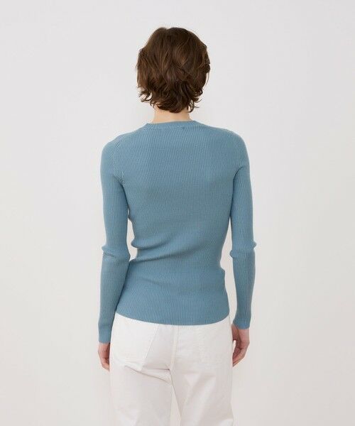 TOMORROWLAND / トゥモローランド ニット・セーター | プルミエールウールリブ クルーネックプルオーバー | 詳細4