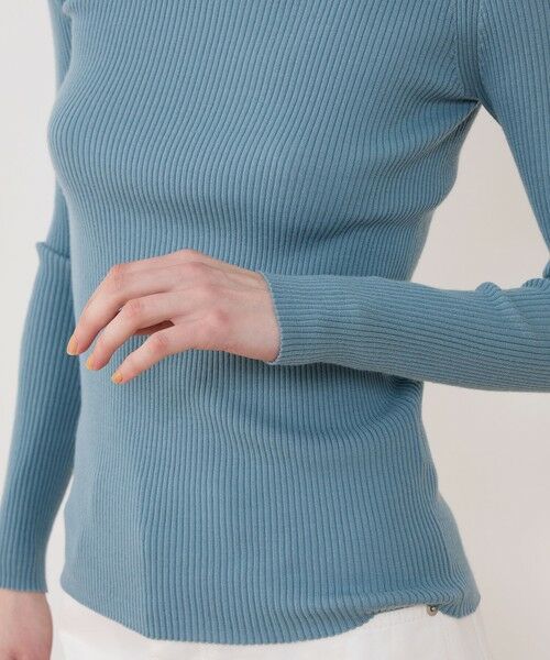 TOMORROWLAND / トゥモローランド ニット・セーター | プルミエールウールリブ クルーネックプルオーバー | 詳細6