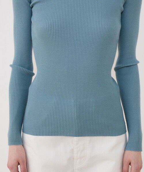 TOMORROWLAND / トゥモローランド ニット・セーター | プルミエールウールリブ クルーネックプルオーバー | 詳細7