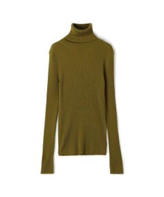 TOMORROWLAND / トゥモローランド ニット・セーター | プルミエールウールリブ タートルネックプルオーバー