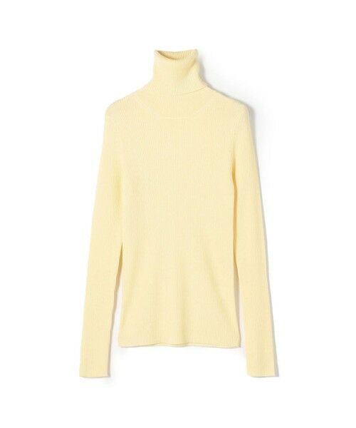 TOMORROWLAND / トゥモローランド ニット・セーター | プルミエールウールリブ タートルネックプルオーバー(21 ライトイエロー)