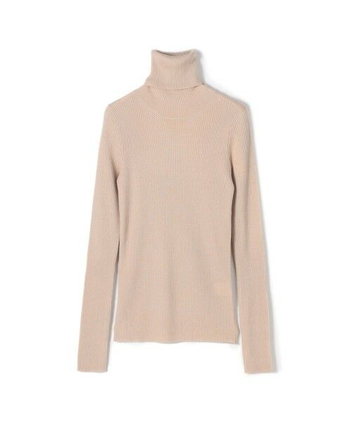 TOMORROWLAND / トゥモローランド ニット・セーター | プルミエールウールリブ タートルネックプルオーバー(31 ライトピンク)