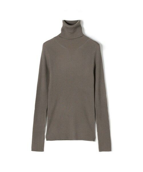 TOMORROWLAND / トゥモローランド ニット・セーター | プルミエールウールリブ タートルネックプルオーバー(45 ブラウン)