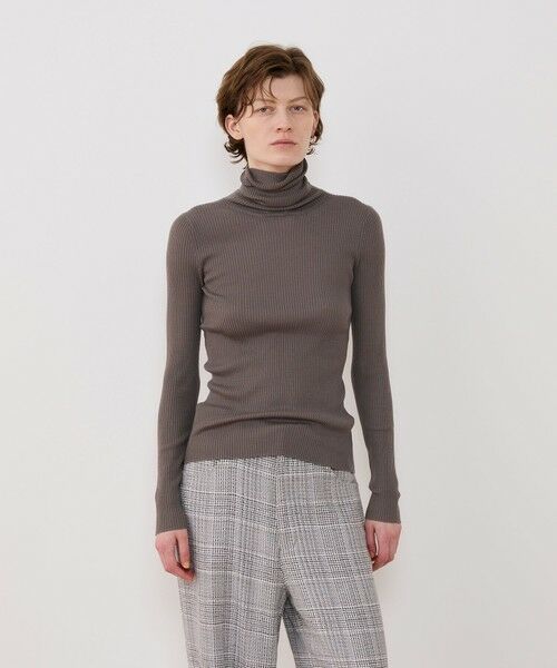 TOMORROWLAND / トゥモローランド ニット・セーター | プルミエールウールリブ タートルネックプルオーバー | 詳細2