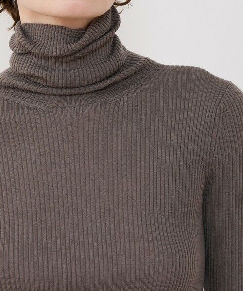 TOMORROWLAND / トゥモローランド ニット・セーター | プルミエールウールリブ タートルネックプルオーバー | 詳細5