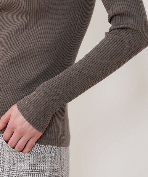 TOMORROWLAND / トゥモローランド ニット・セーター | プルミエールウールリブ タートルネックプルオーバー | 詳細6