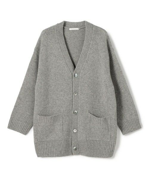 TOMORROWLAND / トゥモローランド カーディガン・ボレロ | ファインウール Vネックカーディガン（15 グレー）