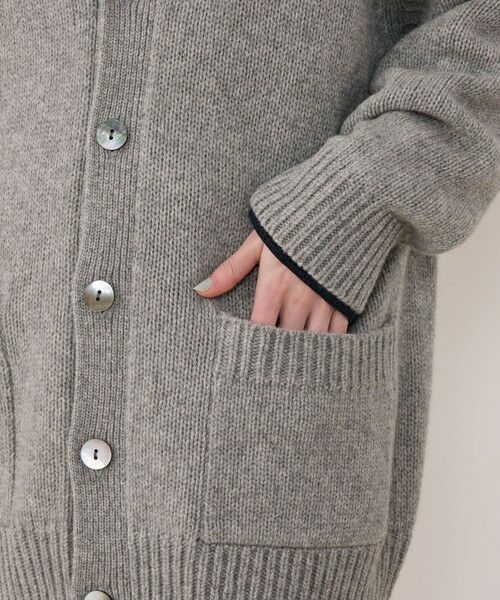 TOMORROWLAND / トゥモローランド カーディガン・ボレロ | ファインウール Vネックカーディガン | 詳細8